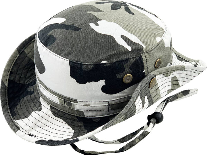 Solid Boonie Hat With String (Fitted): L/XL / KHK