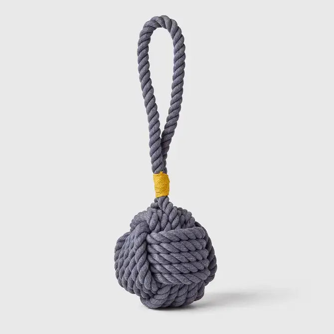 Celtic Knot Dog Rope Toy - (5" Large ) - Multiple Colors: Blue