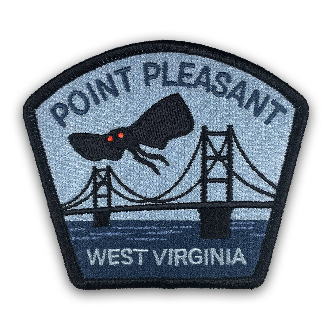 Point Pleasant, West Virginia Mothman Travel Patch: Iron-on