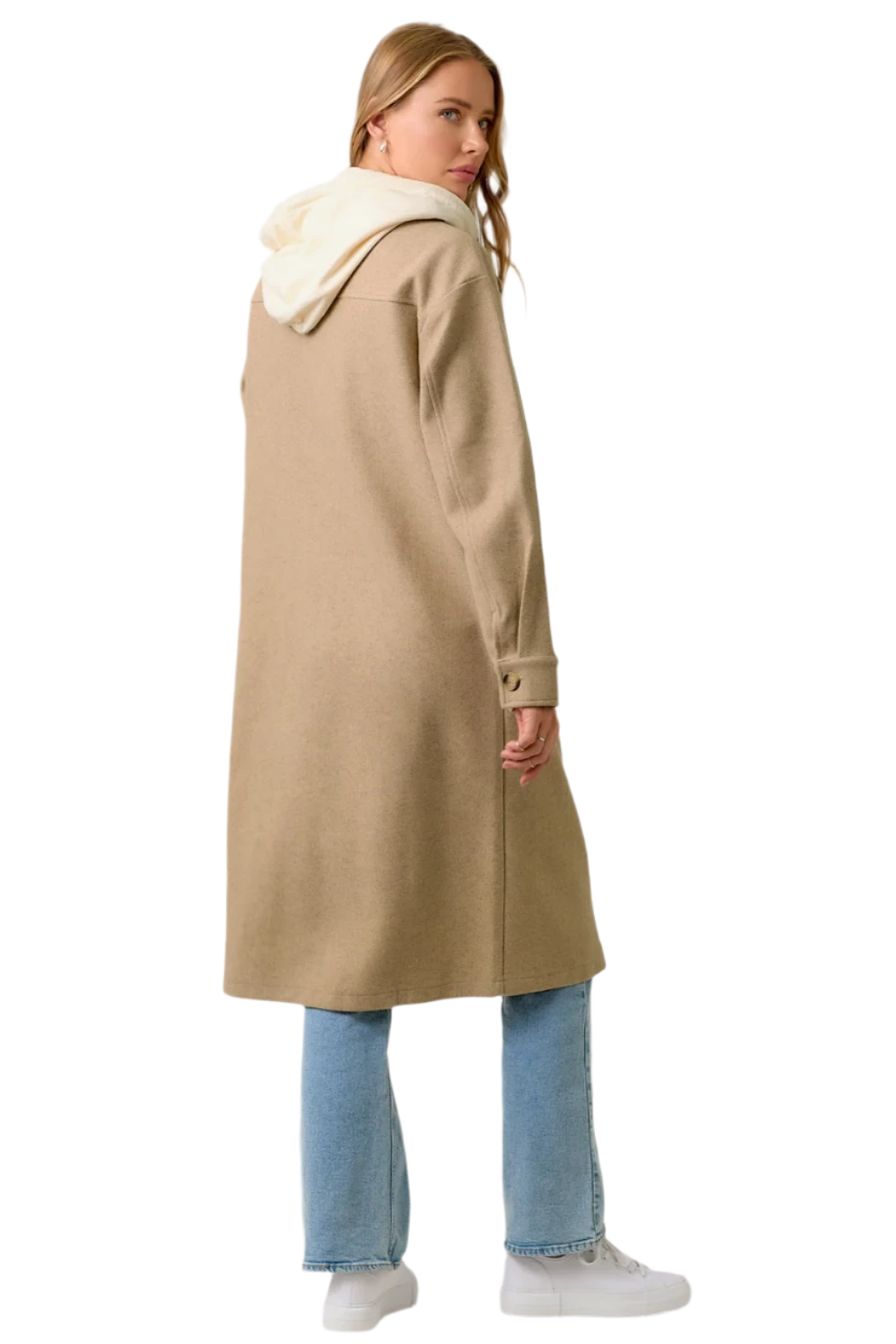 W's Hooded Winter Trench Coat