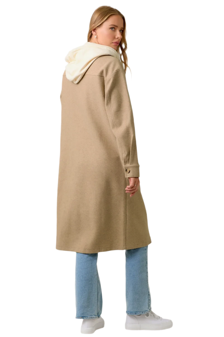 W's Hooded Winter Trench Coat