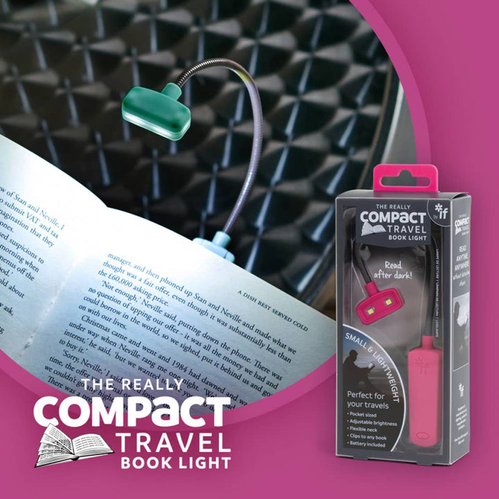 The Really Compact Travel Book Light: Light Turquoise