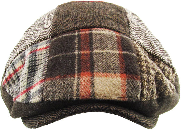 Multi Plaid Ascot: Grey