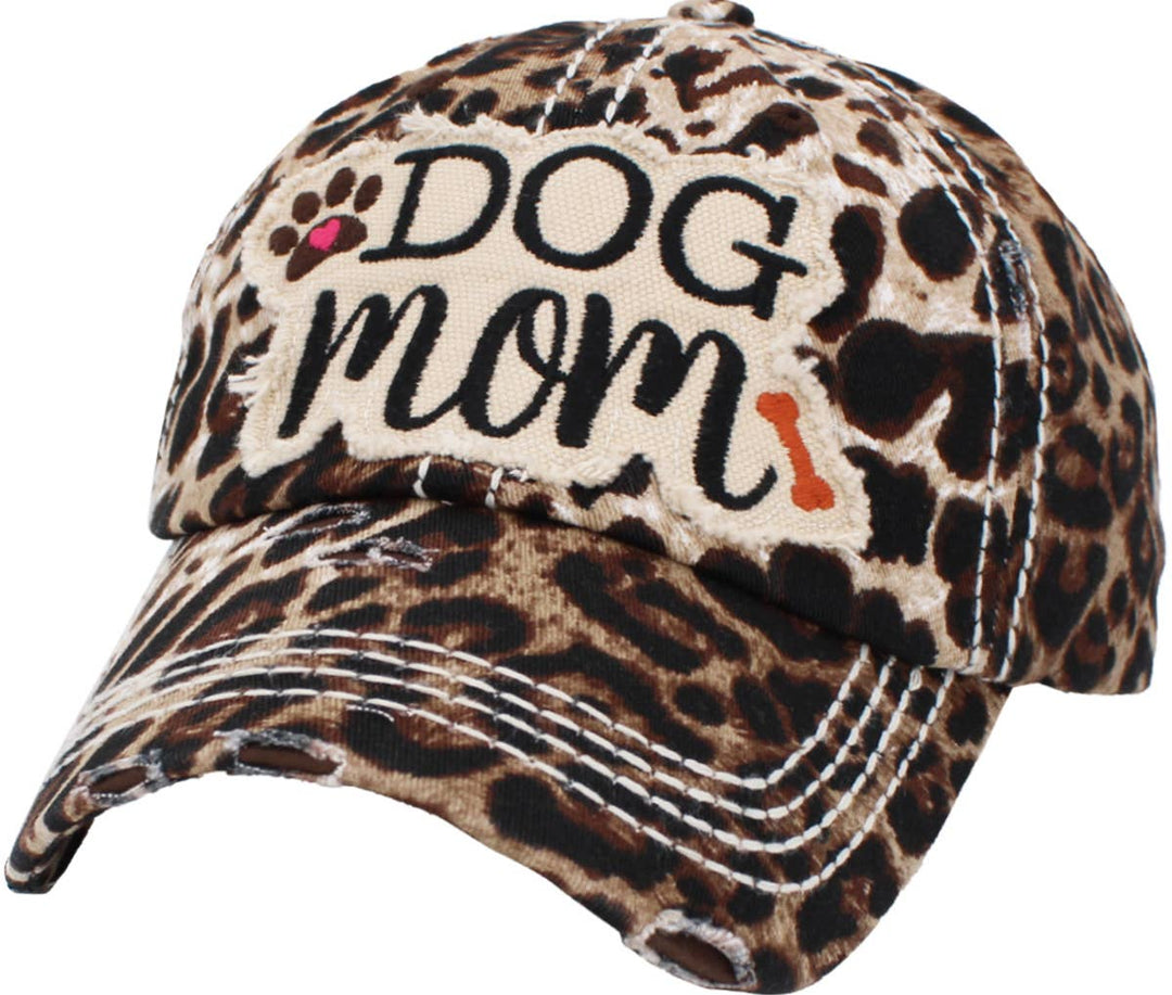 DOG MOM WASHED VINTAGE BALLCAP: HPK