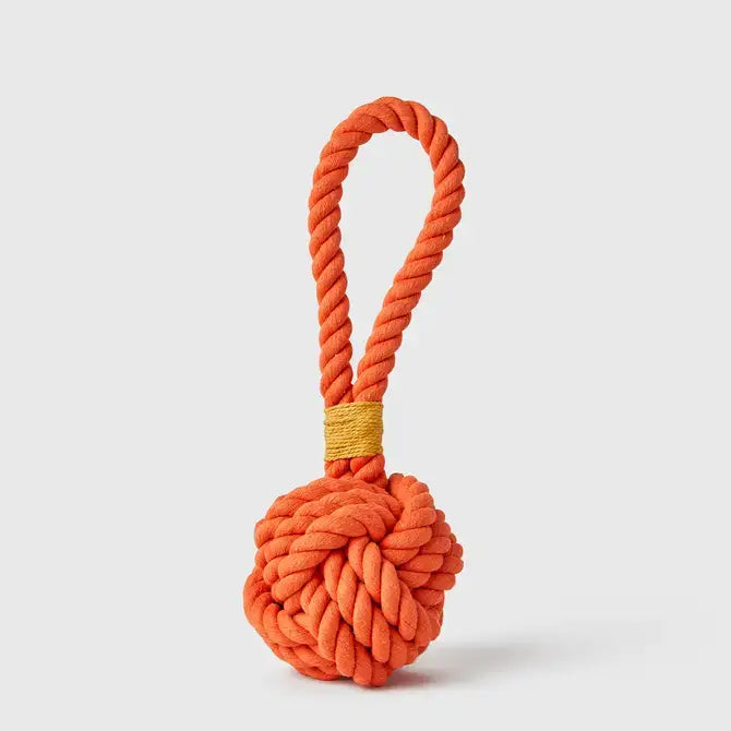 Celtic Knot Dog Rope Toy - (3" Small) - Multiple Colors: Aqua