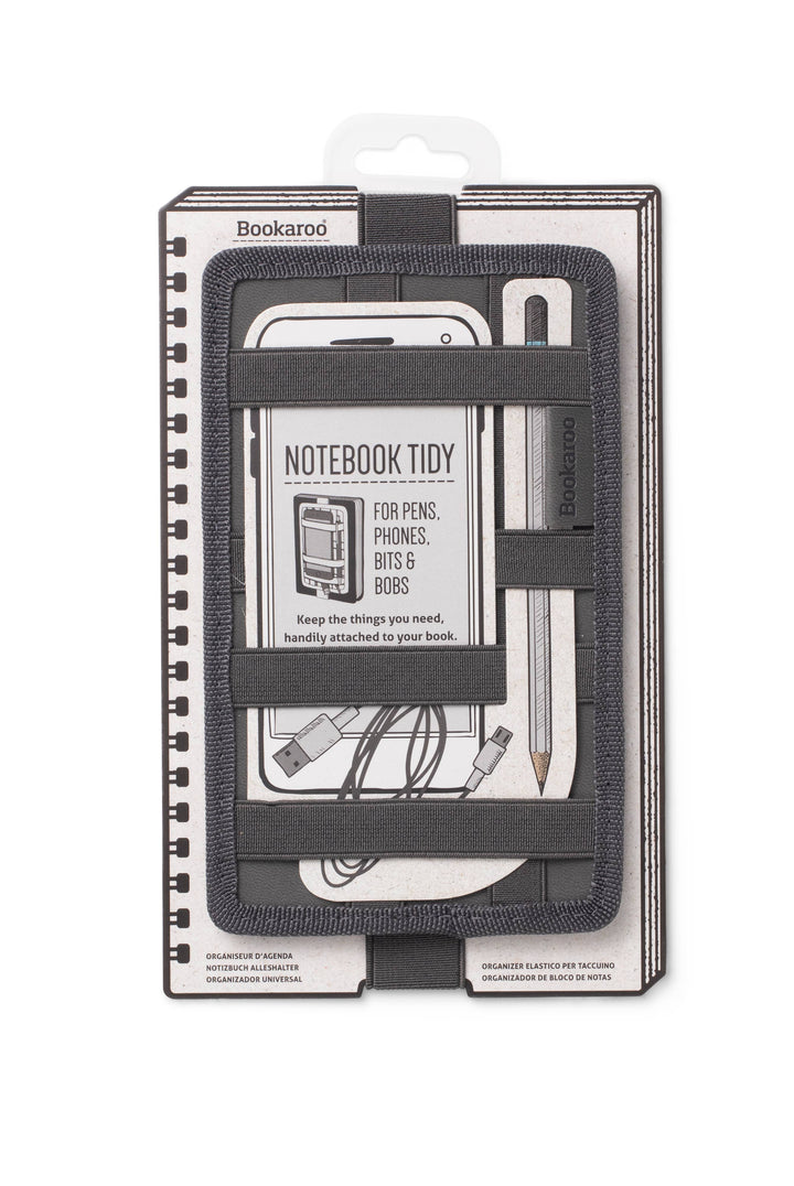 Bookaroo Notebook Tidy: Charcoal