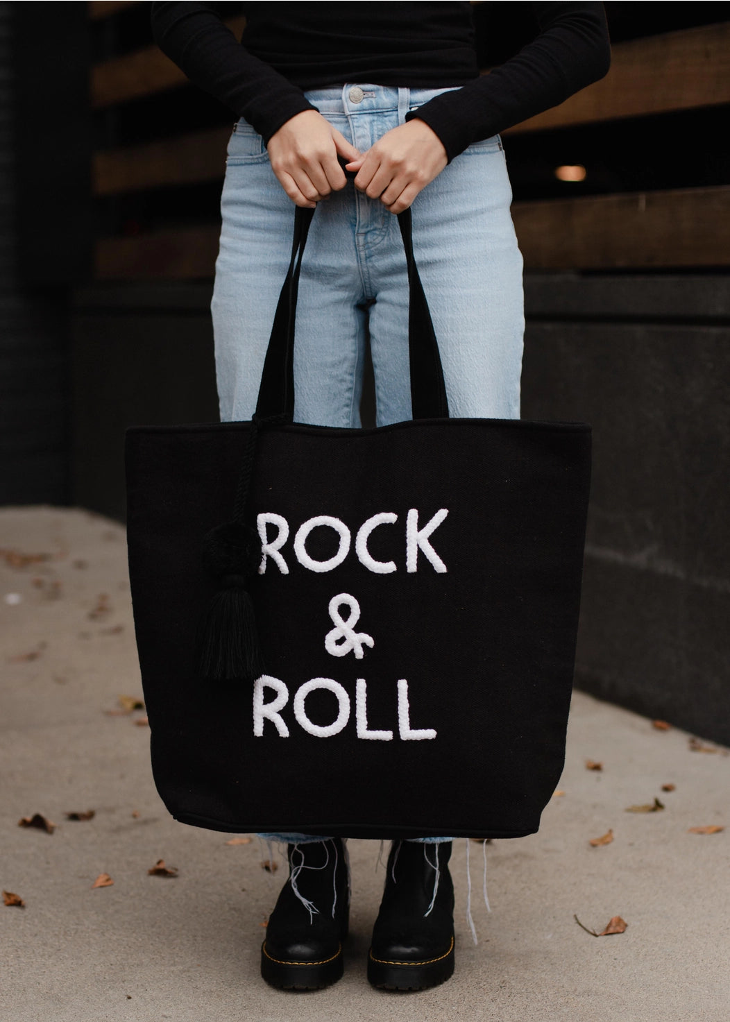 Black Rock & Roll Tote