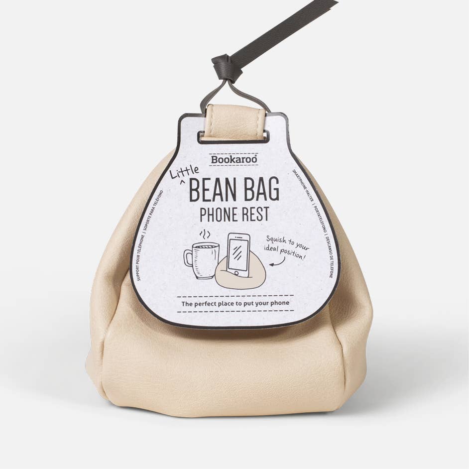 Little Bean Bag Phone Rest: Brown