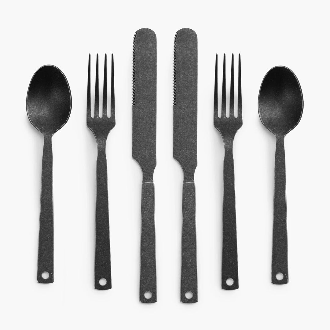 Matte Black Flatware Set