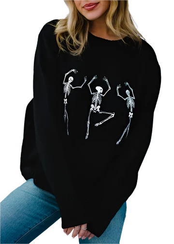 W's Dancing Skeletons Sweater