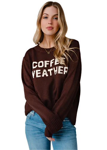 W's Coffee Weather Sweater