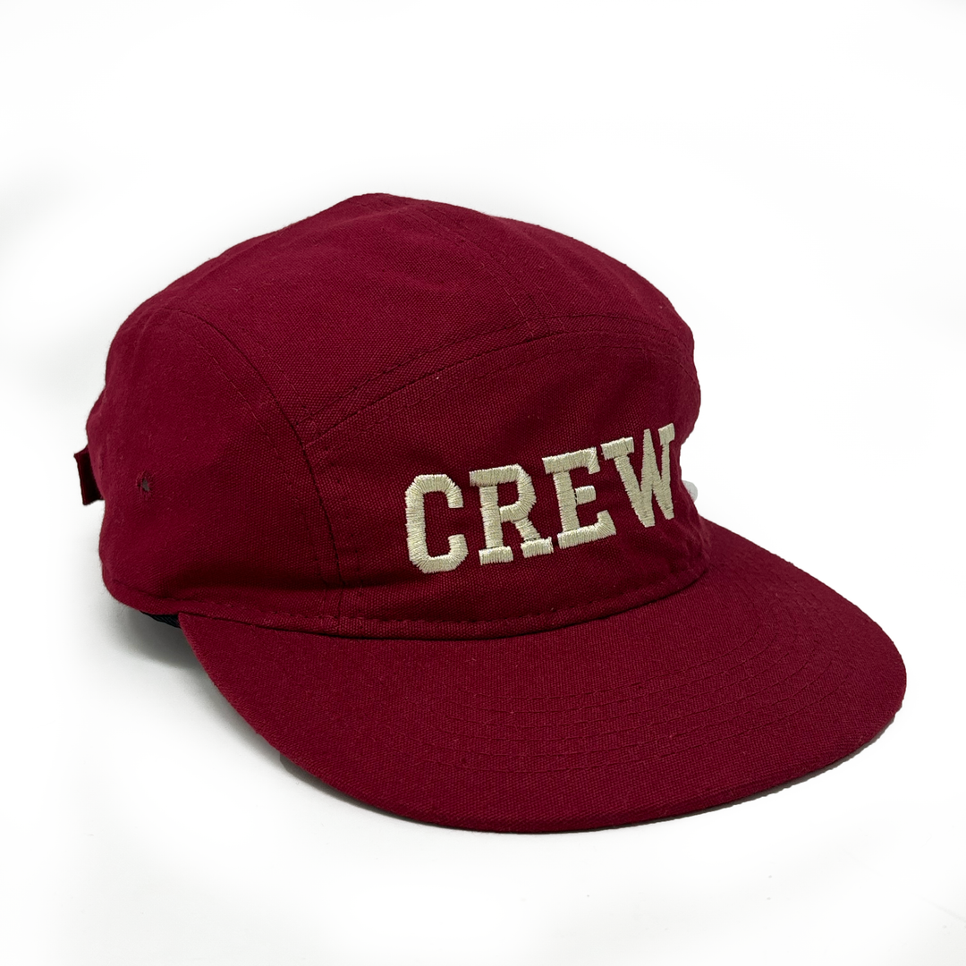 CREW 5 Panel Hat, Red