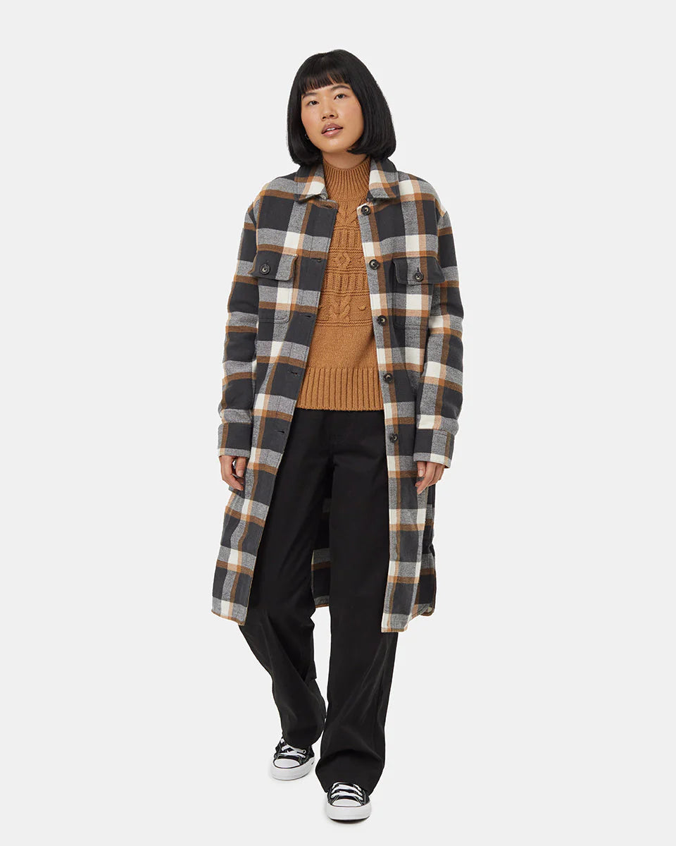 W's Heavy Weight Flannel Long Jacket