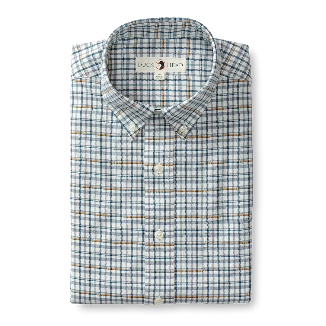 M's LS Cotton Oxford Dafton Plaid Shirt