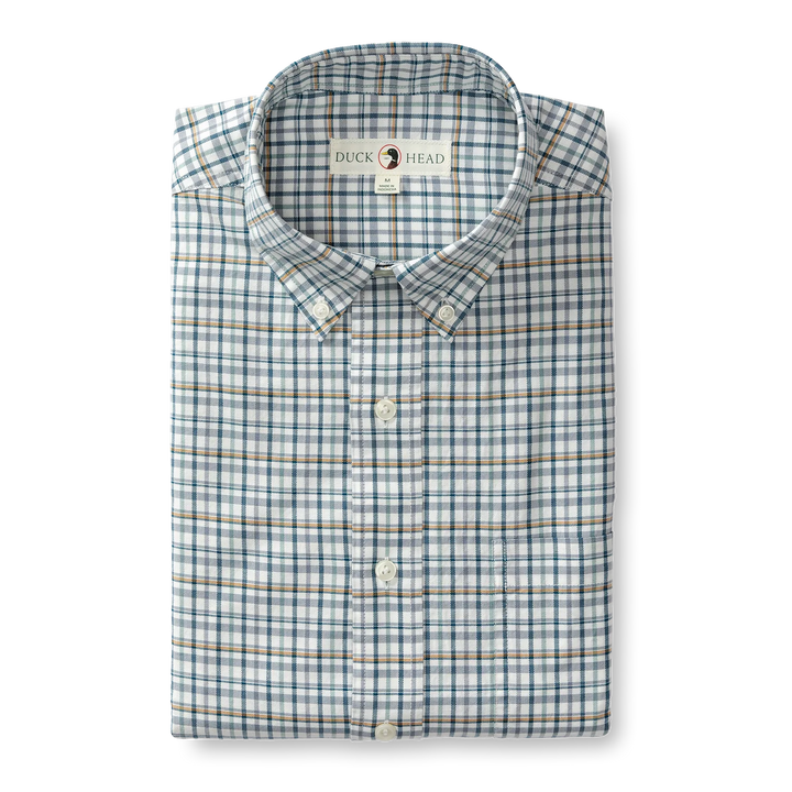 M's LS Cotton Oxford Dafton Plaid Shirt