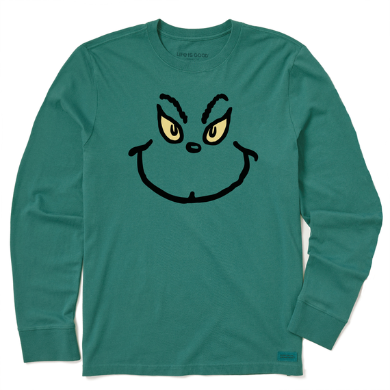 M's L/S Crusher Tee Grinch Grin