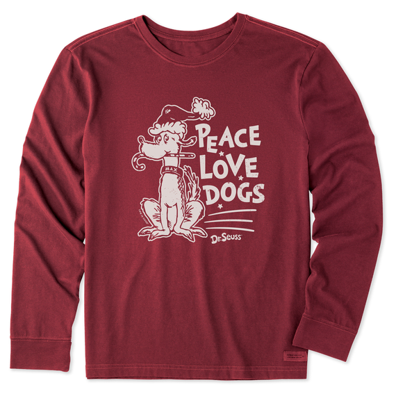 K's L/S Crusher Tee Max Peace Love Dogs