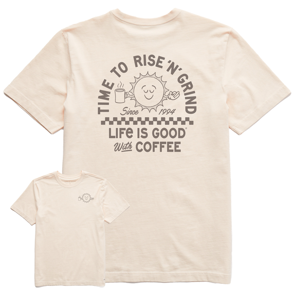 M's S/S Crusher Tee Showtime Rise Coffee Sun