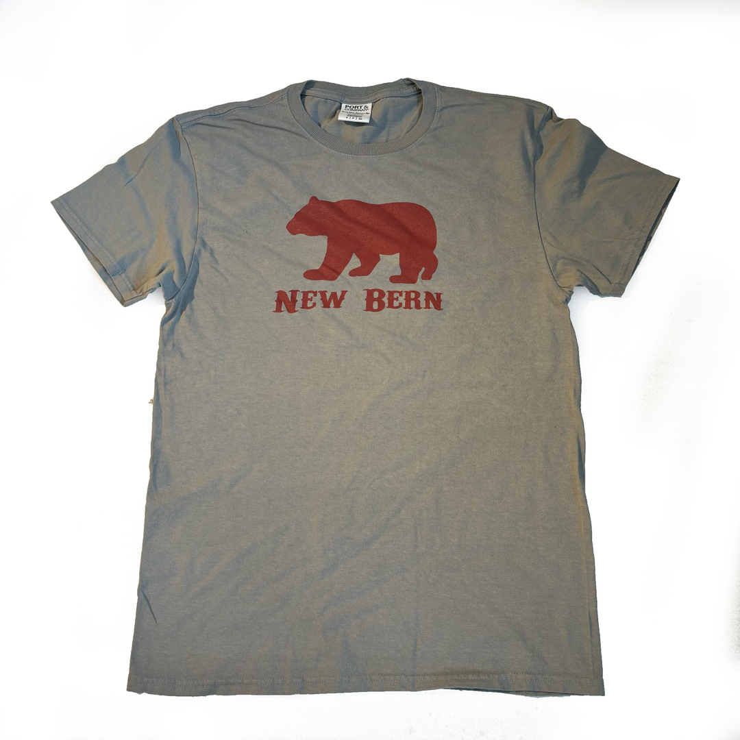 New Bern Simple Bear T-Shirt, S/S