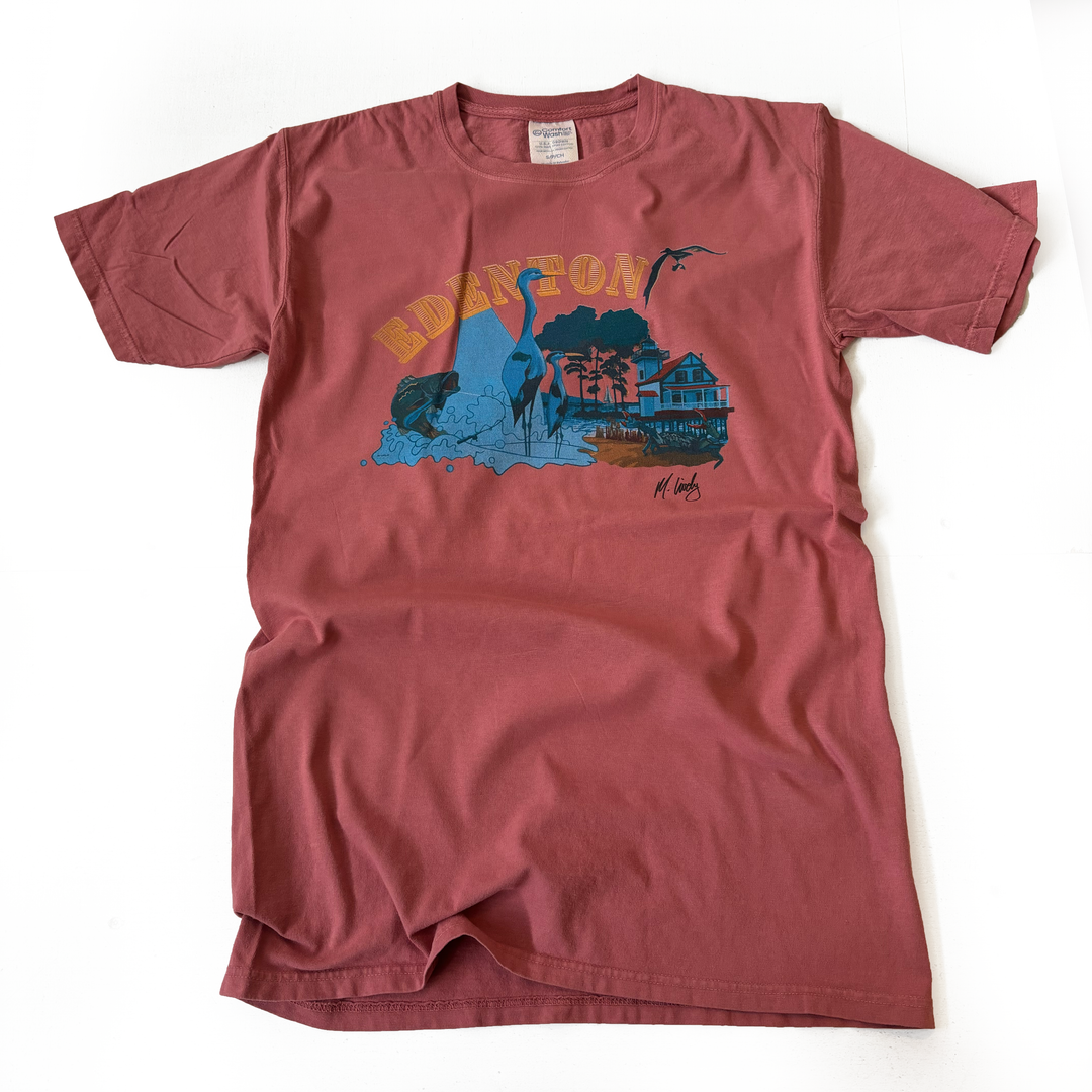 Edenton Mural T-Shirt, S/S