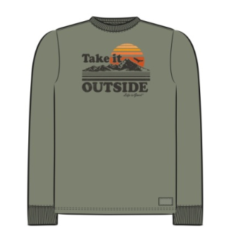 M'S L/S CRUSHER TAKE IT OUTSIDE RETRO