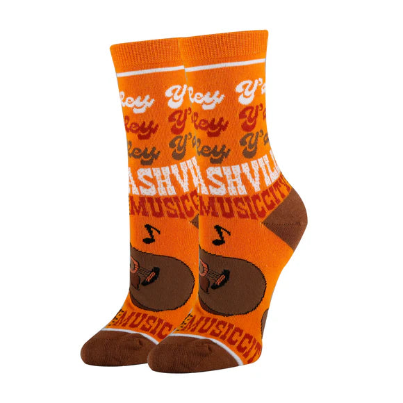 Hey Y'all Socks/W's Funny Cotton Crew