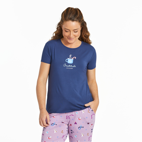 W's  Lightweight Sleep Tee Gratitude Mug