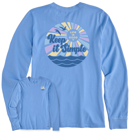 W's  L/S Crusher-LITE Tee Keep it Simple Sun & Sea