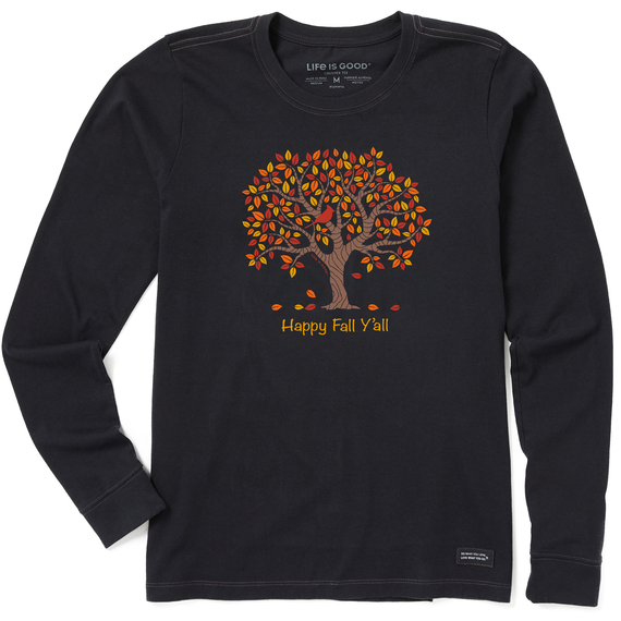 W's L/S Happy Fall Y'All Tree Crusher Tee