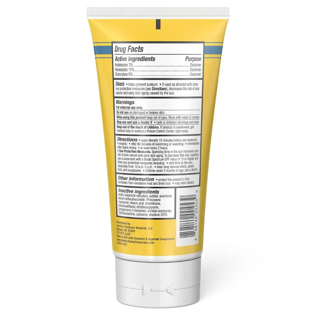 Rubber Ducky Spf 50 Sunscreen Lotion - 5 oz.