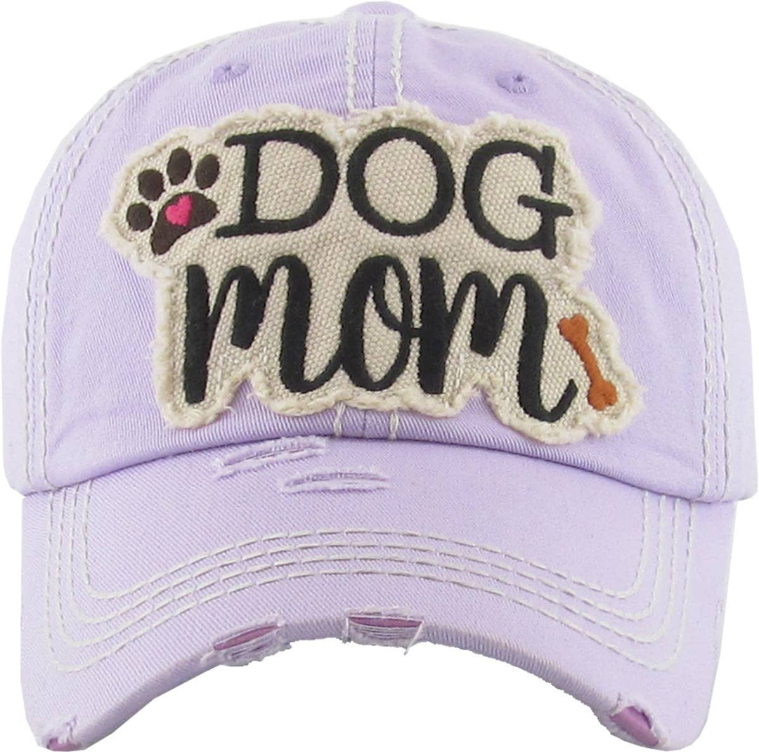 DOG MOM WASHED VINTAGE BALLCAP: HPK