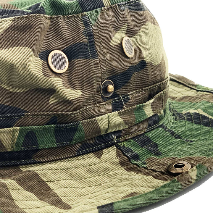 Solid Boonie Hat With String (Fitted): L/XL / KHK