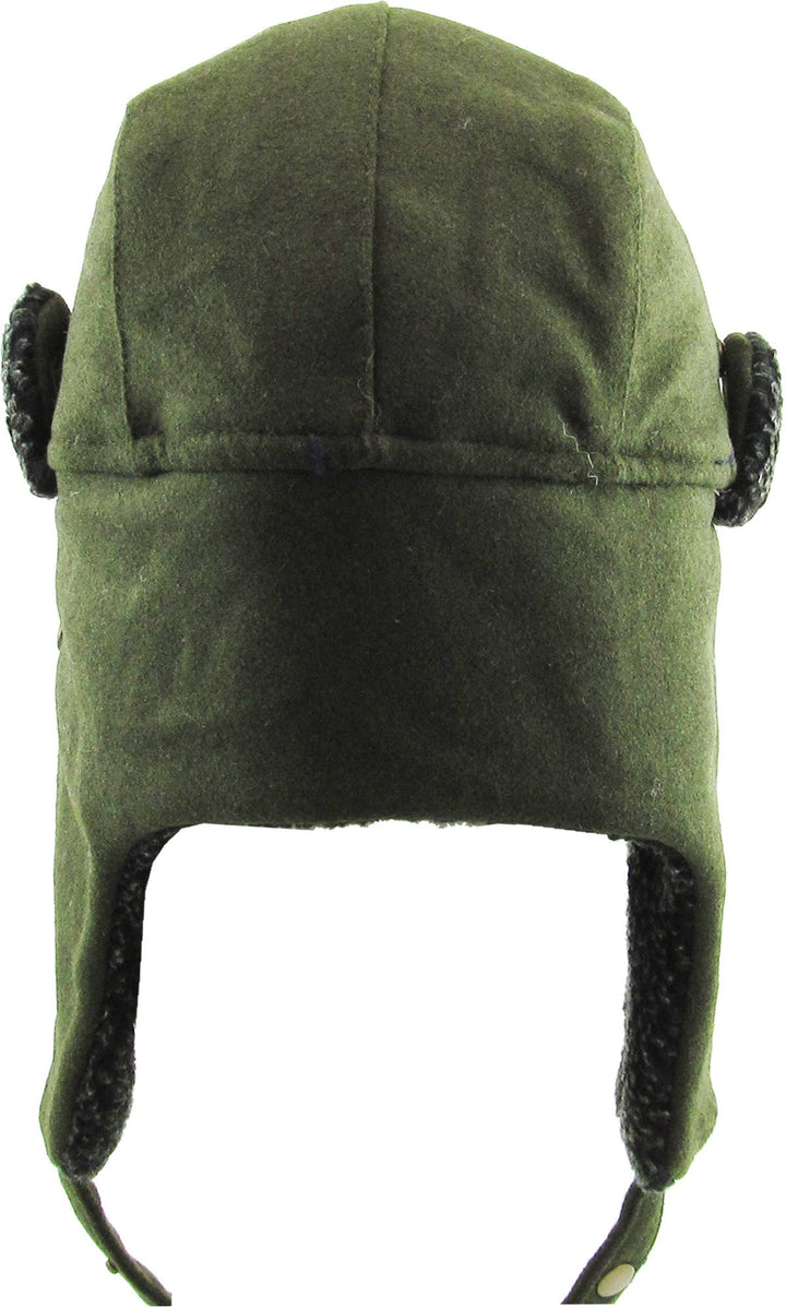 Wool Blend Trapper, Olive