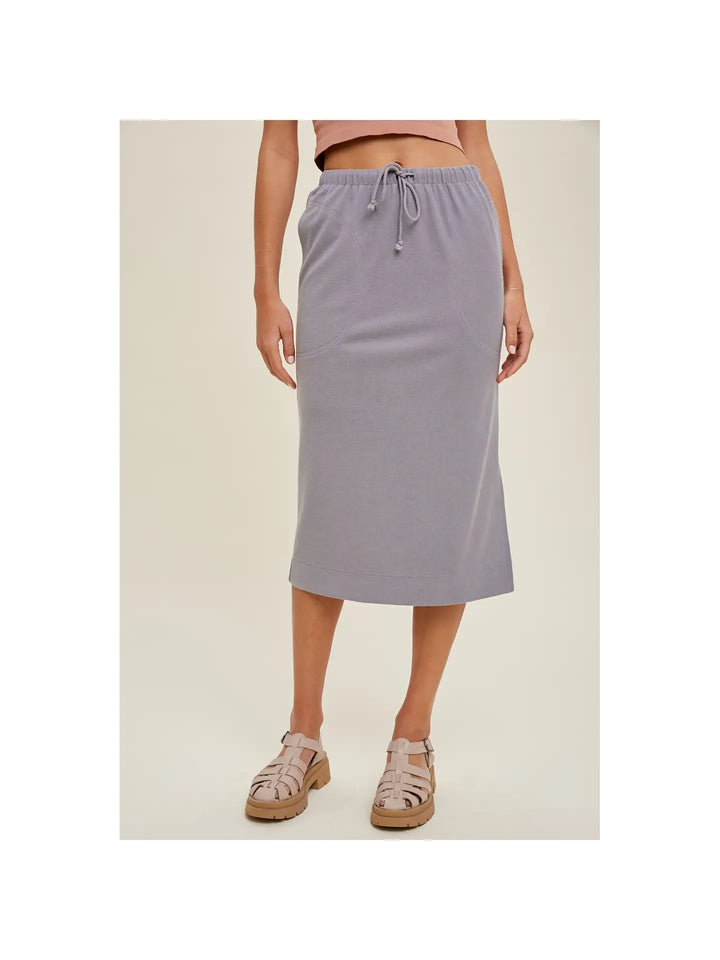 W's Midi Skirt, Slate