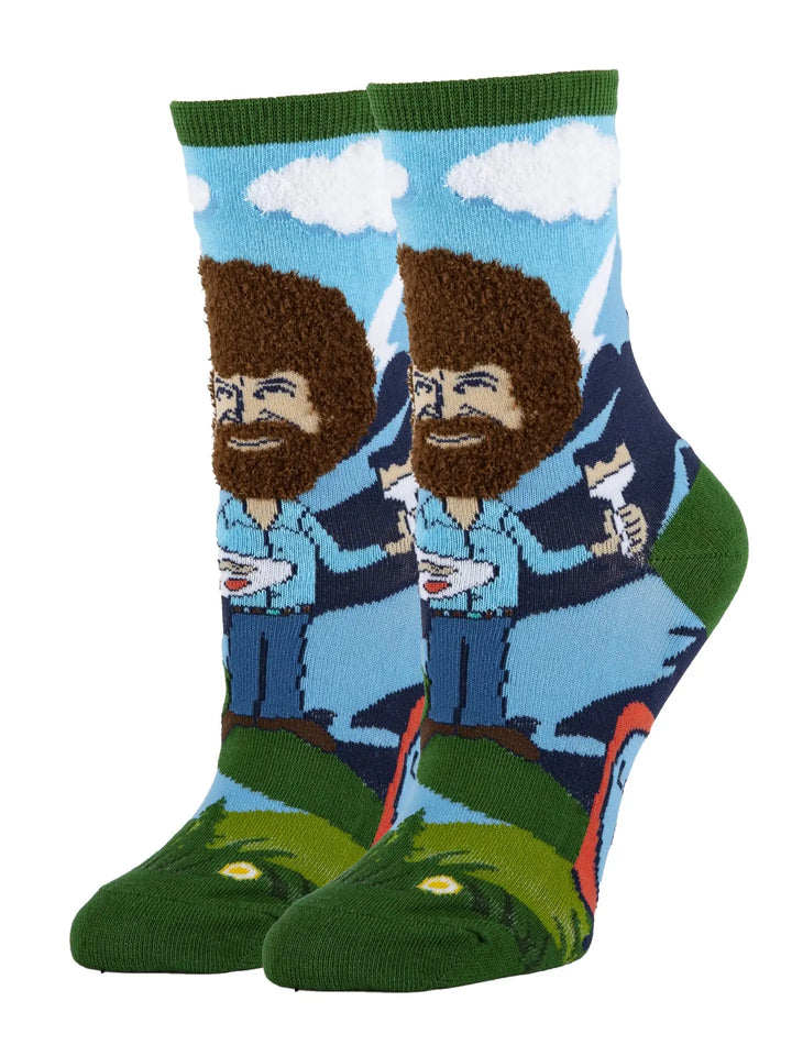 M's Let's Get Crazy Cotton Funny Novelty Crew Socks