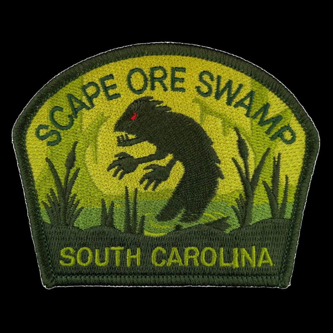 Scape Ore Swamp, South Carolina Travel Patch: Iron-on