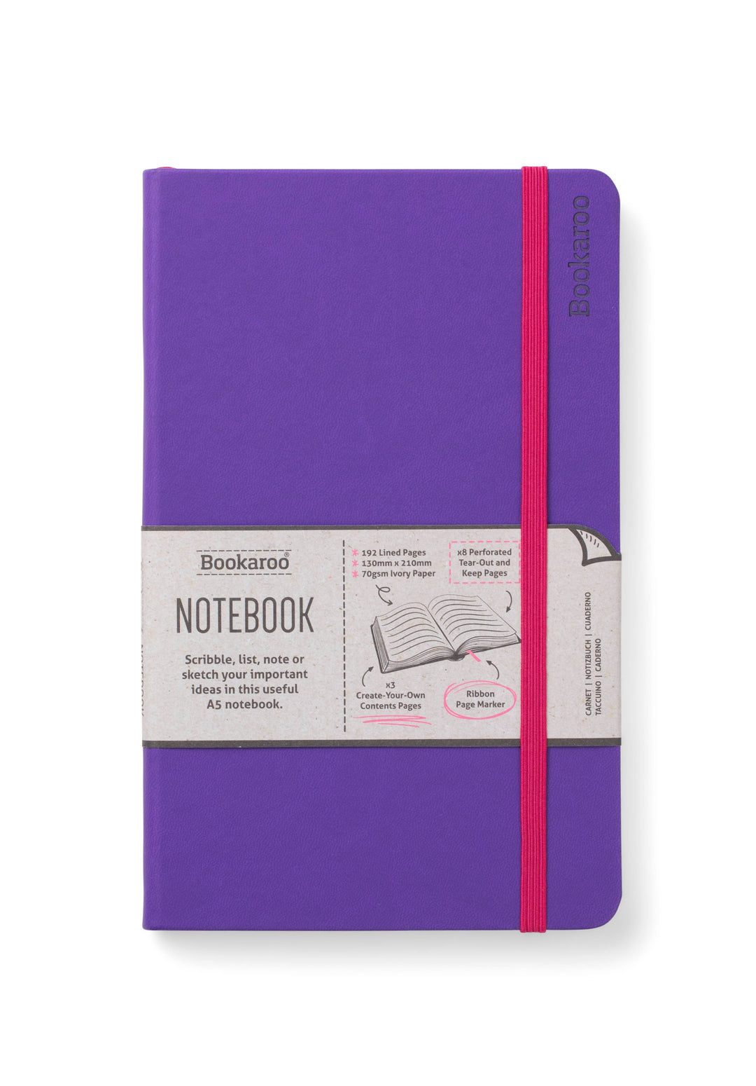 Bookaroo A5 Notebook: Blush