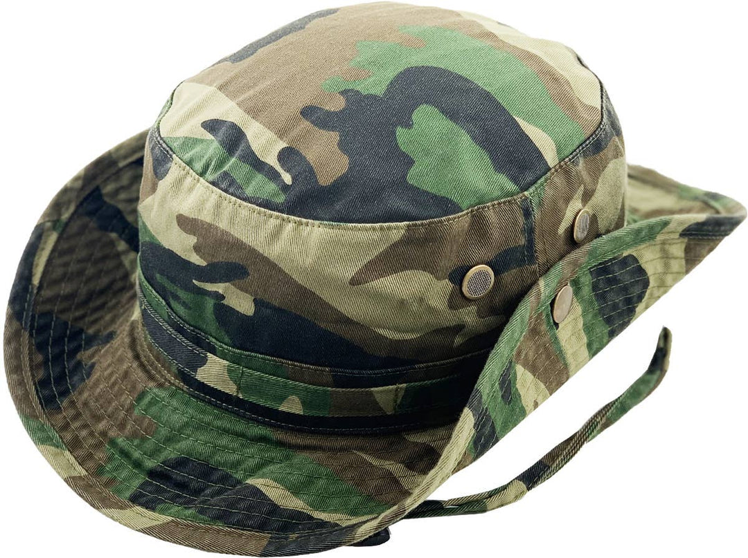 Solid Boonie Hat With String (Fitted): L/XL / KHK