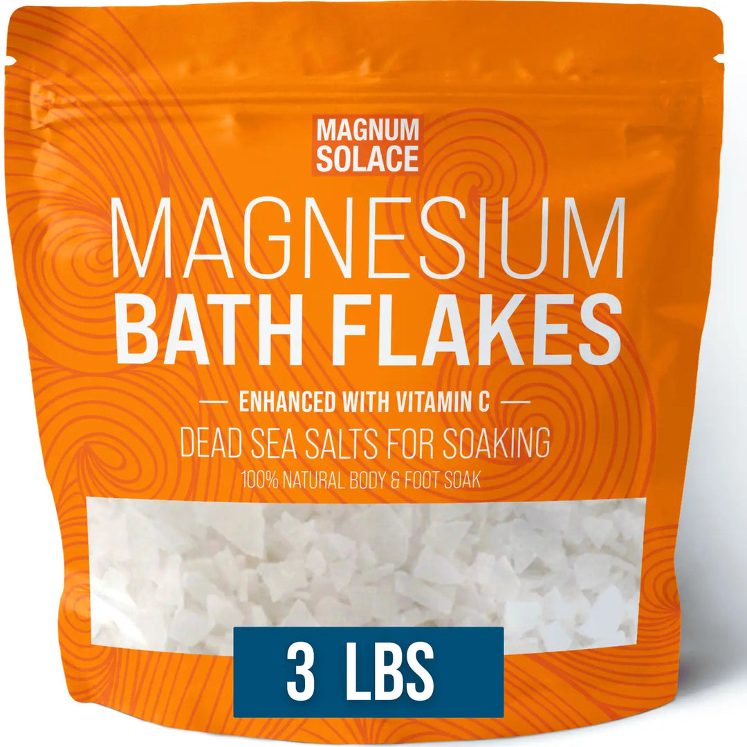 Magnesium Bath Flakes, Bath Soak with Vitamin C