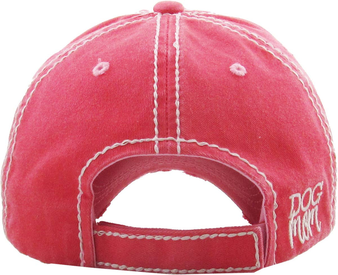 DOG MOM WASHED VINTAGE BALLCAP: LPR