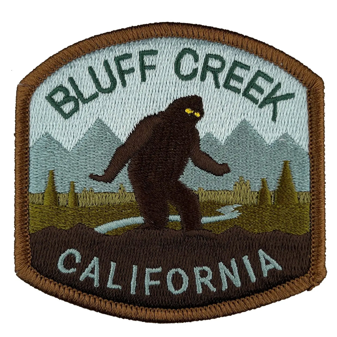 Bluff Creek, California Travel Patch, Iron-on