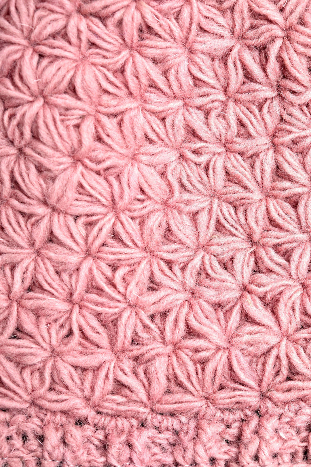 Addison Dusty Rose Crochet Handwarmers