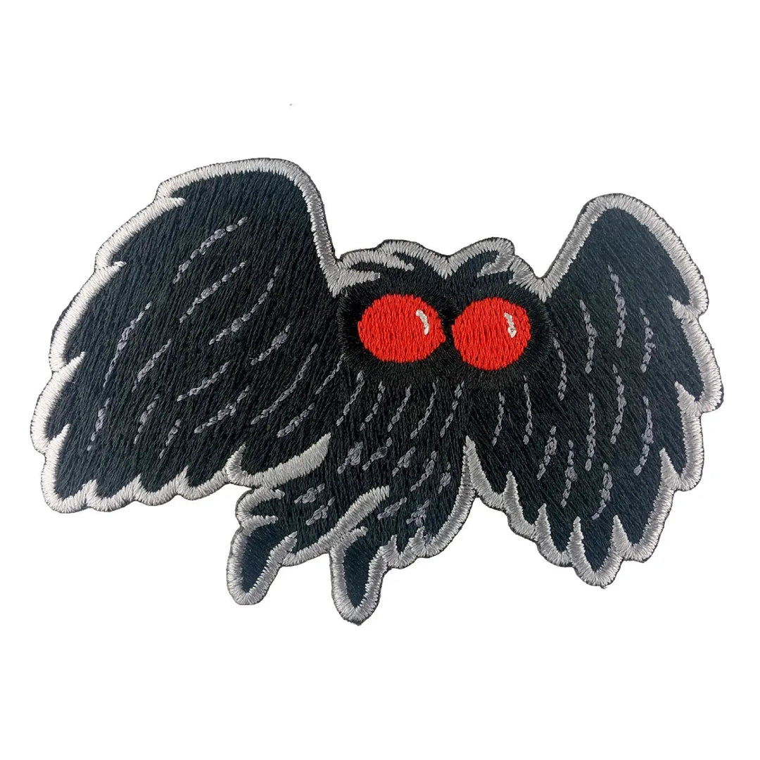 Mothman Cute Cryptid Patch, Iron-on