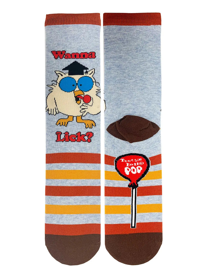 W's Wanna Lick Funny Crew Socks