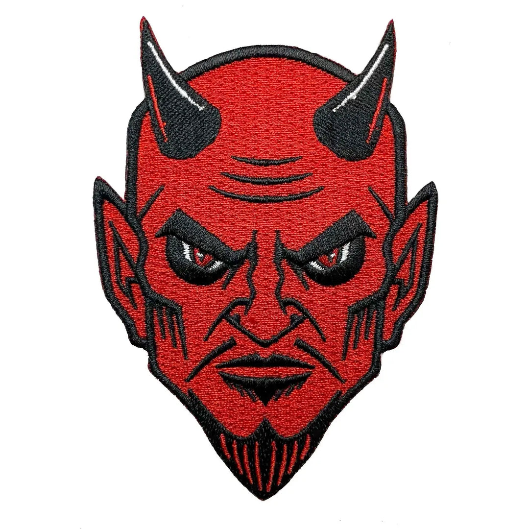 Devil Head Patch, Iron-on