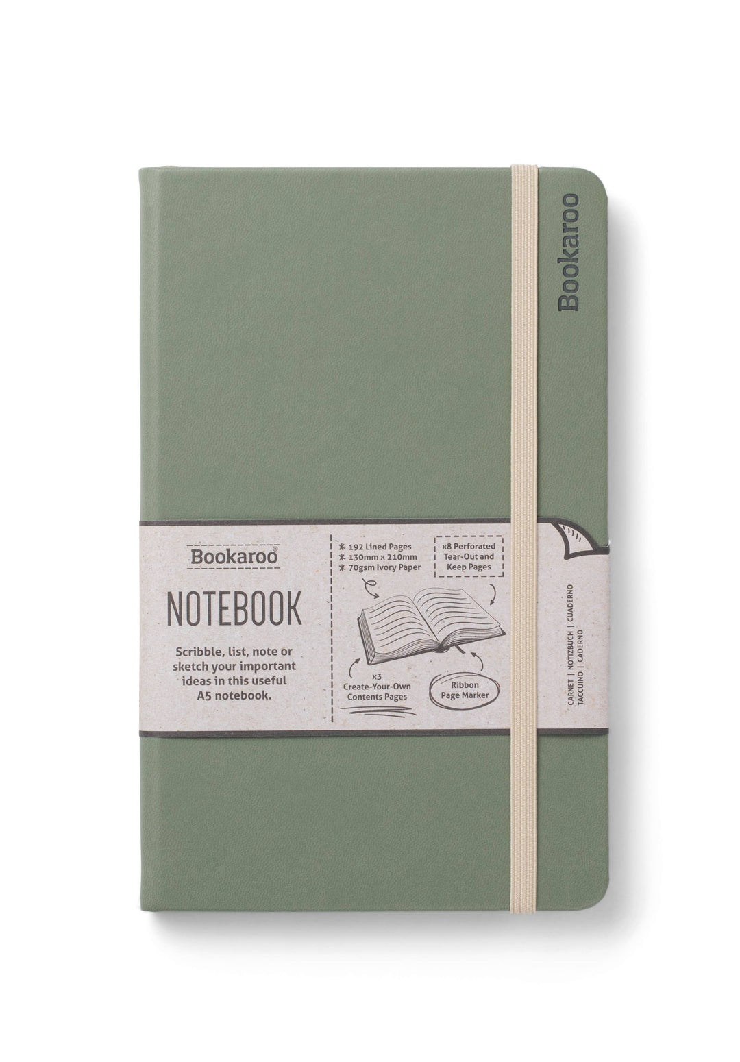 Bookaroo A5 Notebook: Turquoise