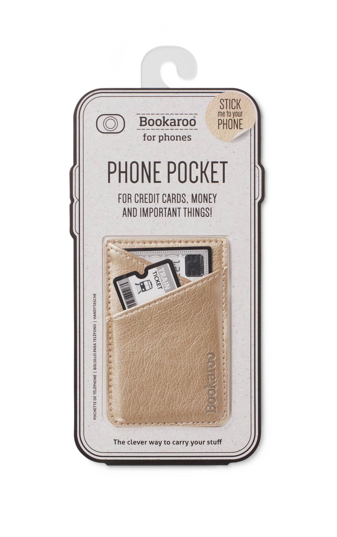 Bookaroo Phone Pocket: Black