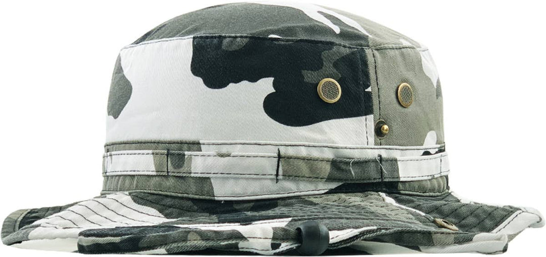 Solid Boonie Hat With String (Fitted): L/XL / KHK