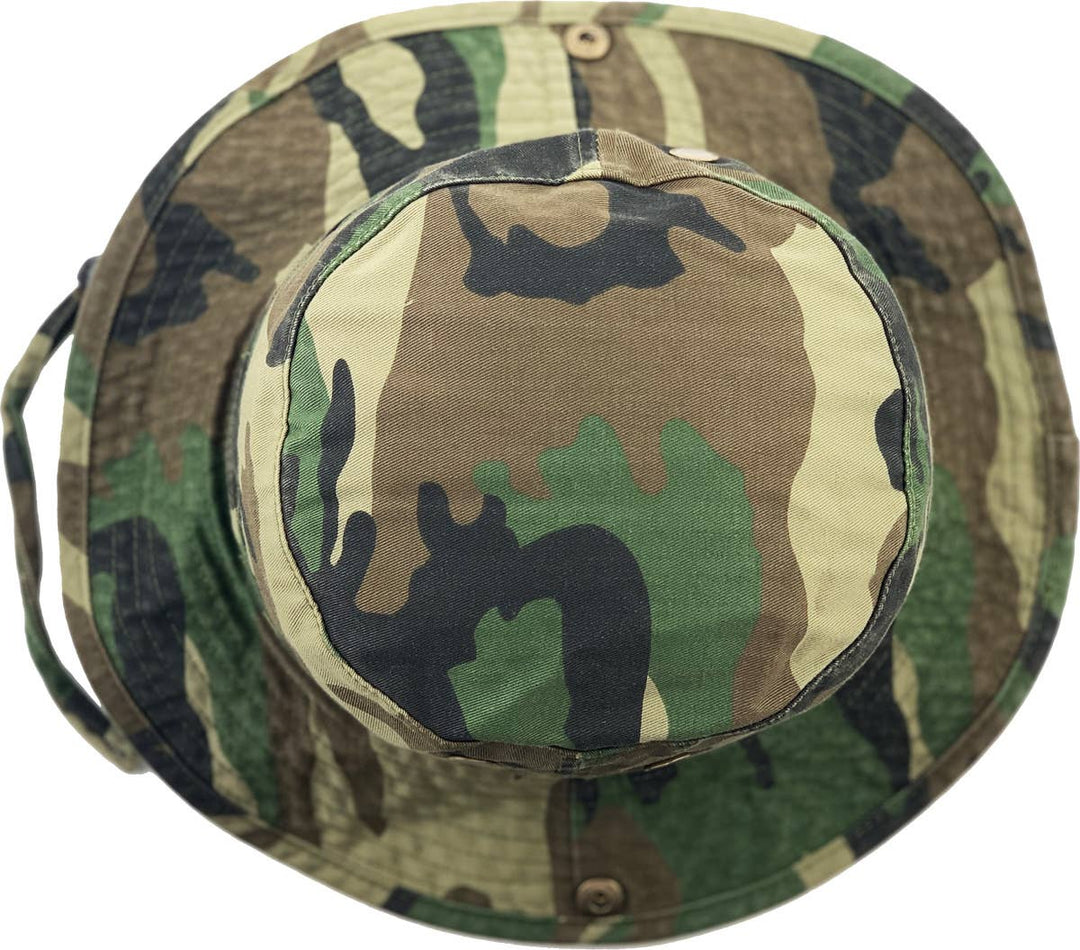 Solid Boonie Hat With String (Fitted): L/XL / KHK