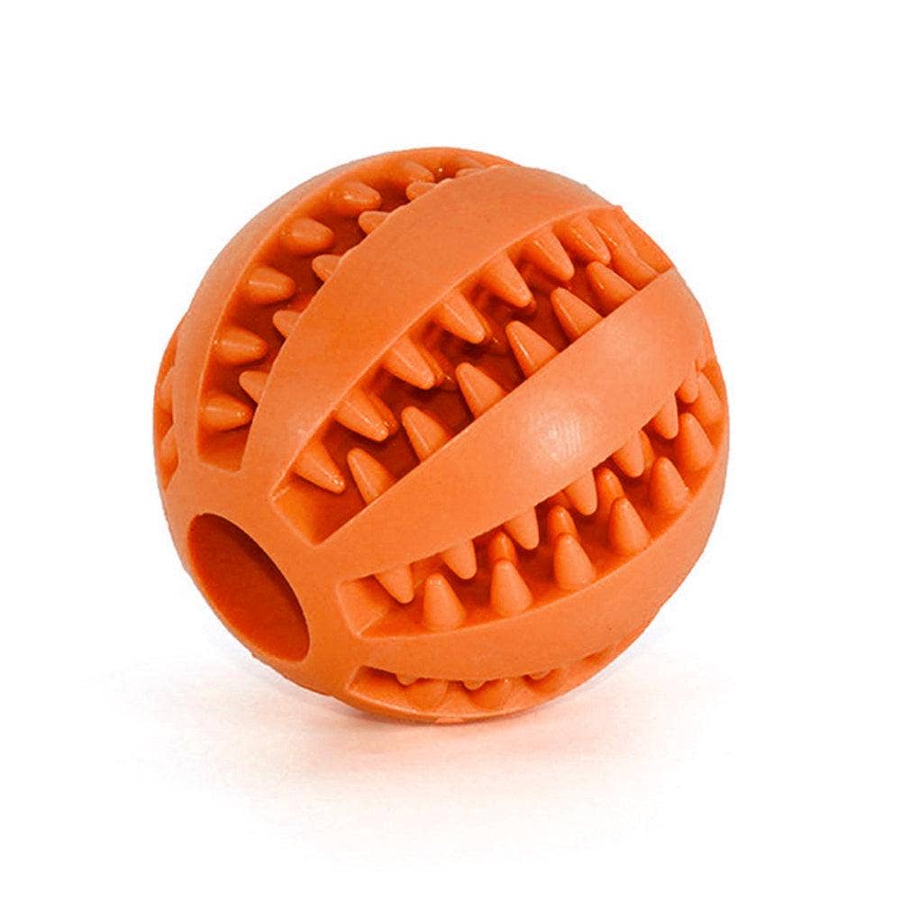 Minty Munch-N-Play Rubber Feeding Ball: 7Cm Red